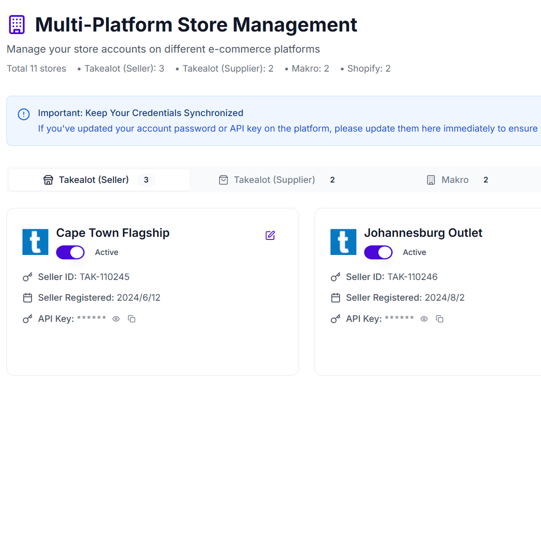 Cross-Platform ERP